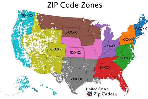 Zip Code Hoa Kỳ